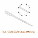 200 Pcs 3ML and 0.2ML Pipettes Plastic Transfer Eye Droppers for Essential