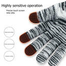 Men Women Winter Plush Touch Screen Thicken Warm Elastic Knitted Gloves