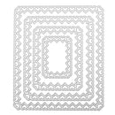 4pcs Metal Cutting Dies Stencils for DIY Scrapbook Photo (Rectangular Love)