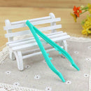 Reptile Plastic Feeding Tongs Live Food Feeding Tweezers 12cm Fast