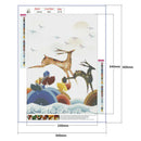 5D DIY Full Drill Diamond Painting Deer Cross Stitch Embroidery Gift (H062)