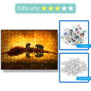 75x50cm 1000pcs Three Elephants Scene Jigsaw Puzzle Kids Assembling Games