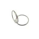 100pcs 18mm Steel Keyring Split Key Rings Steel Hoop Ring Loop DIY Findings