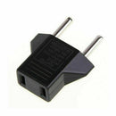US/AU Universal to EU Euro Europe AC Power Plug Adaptor 2pin Travel Convert G1J3