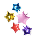 8 pcs Mix color five-pointed star helium foil balloons S6K4