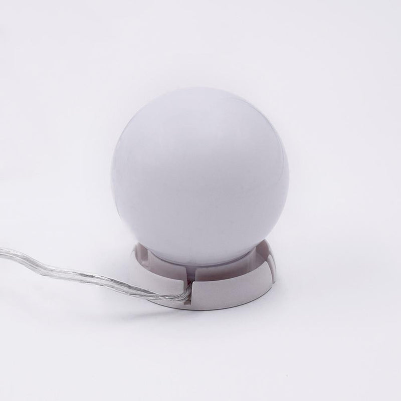 10pcs Makeup Mirror Vanity LED Soft Light Bulbs Kit Cosmetic Lighting White Set