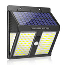 250LED Solar Motion Sensor Wall Light Waterproof Outdoor Yard Security Lamp