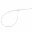 50pcs Nylon Cable Ties 160x3mm White Q5C4