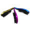 1pc Magic Anti-Static Hair Brush Handle Plastic Electroplate Comb Shower Sh L6M5