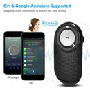 Auto Car Bluetooth Handsfree Kit Phones Audio Receiver Calls Voice Speaker  Y6U1