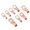 60Pcs Car Auto Copper Ring Terminal Wire Crimp Connector Bare Cable TerminaS Hn