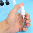 4pcs 30ml Portable Transparent Empty Mini Spray Bottle with 4pcs Funnel Set A