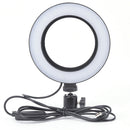 6"16cm LED Ring Light + Bracket  Dimmable 5500K Lamp Camera Phone LiveME