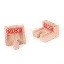 1 Set Wooden Train Stop Track Railway Accessories Compatible All Major Brands lj
