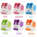 Mini USB Portable Fan Cooling Desktop Air Conditioner Office Home Purple