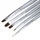 5pcs Nail Art Design Dotting Painting Drawing Pen Polish Brush Set