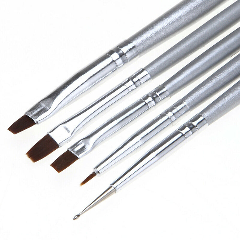5pcs Nail Art Design Dotting Painting Drawing Pen Polish Brush Set