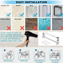 Adhesive Paper Towel Holder Under Cabinet for Home Kitchen & Bathroom Brush