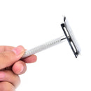 Safety Men Double Edge Blade Shaving Hair Razor Shaver 2 Blades Old-Style L ME