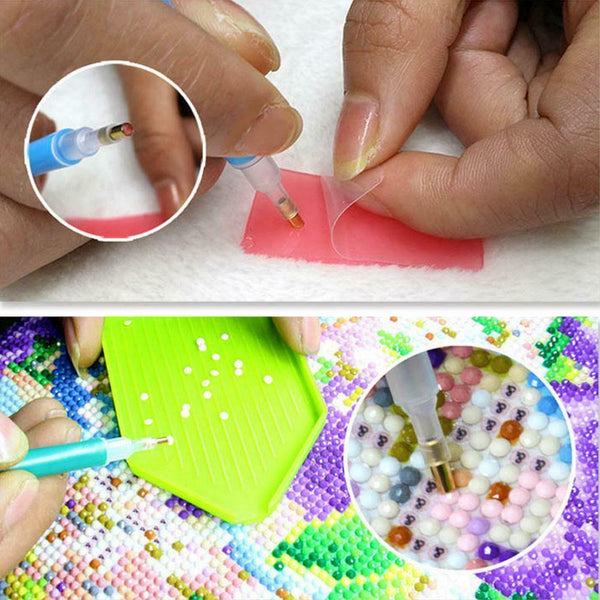 Waterfall Full Drill Round Diamond Painting DIY Needlework Cross Stitch Set