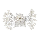 Crystal Flower Faux Rhinestone Wedding Bridal Flower Hair Clip Hairpin Part J9I2
