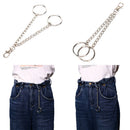 18cm Trousers Hipster Metal Hip Hop Jewelry Pants KeyChain Wallet Chain BeltTTE