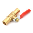 12mm Hose Barb Inline Brass Water/Air Gas Fuel Line Shut-off Ball Valve OHK
