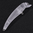 Blank Transparent Embryo Hard Lures 85mm 8.5g Fishing Classic Bionic Bait