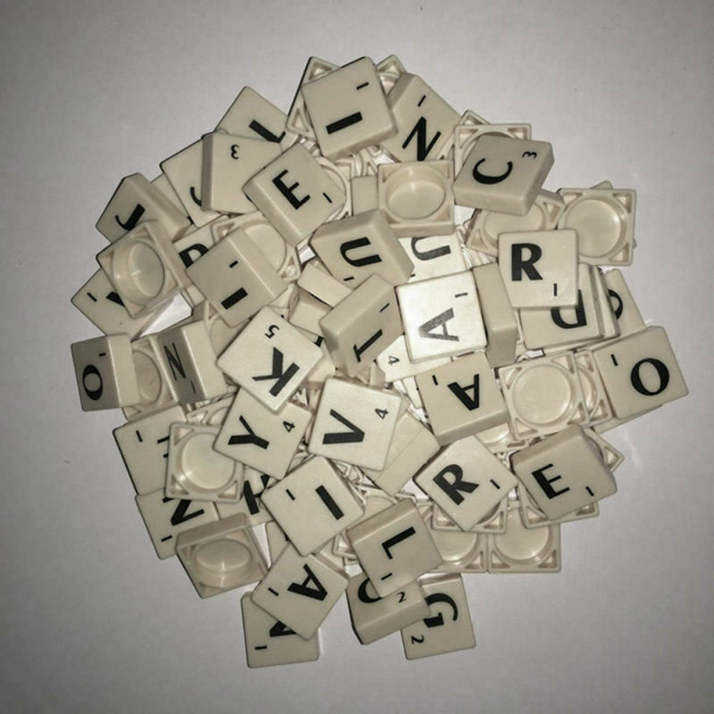 1x Scrabble Alphabet Puzzle Game Quick Response Exercise Observe Memory