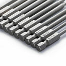 11 Pieces 1/4 Inch Hex Shank T6-T40 4 Inch Length S2 Steel Torx Security He Y3B2