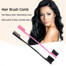 2pcs Double Sided Edge Control Brushes Salon Hair Styling Hairdressing Comb A