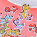 50pcs cartoon wooden dinosaur buttons sewing crafts decoration scrapbookiME