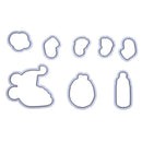 Silicone Clear Baby Stamp Metal Cutting Dies Stencil Frame Scrapbook Album