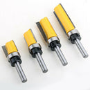 2 Pieces Straight Router CNC Engraving Woodworking V Groove Bottom Cleaning