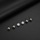Fashion Jewelry Set for Women Butterfly Moon Necklace Stud Earrings Anniver P7X8