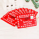 1x To Santa Claus Fabric Envelope Small Red Print Bag Christmas Decor Gift JC~ï¼ˆ