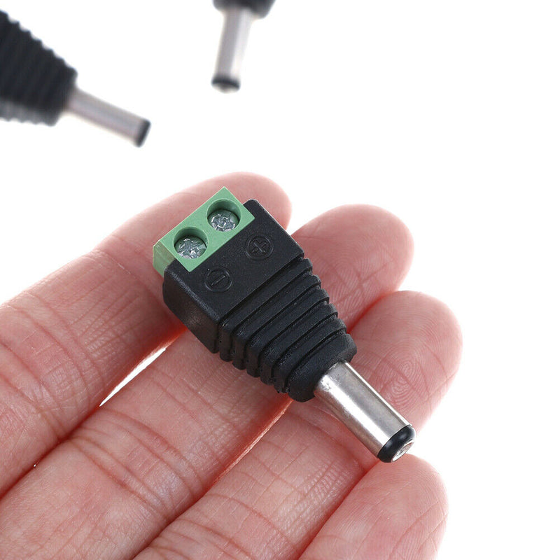 Female Male DC Power Plug Adapter for 5050 3528 5060 Single Color LED St F Kw