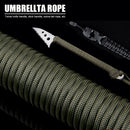 7 Strand Cores Paracord Outdoor Camping Parachute Lanyard (Army Green 1m)