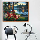 Lakeside 5D Full Drill Diamond Painting Embroidery DIY Cross Stitch Decor