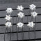 20 Pcs Bridal Wedding Pins Rose Flower Crystal Hairpin Women Jewelry Hair ClipLJ