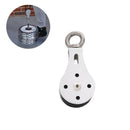 1PCS Mute Silent Wheel with Dual Bearings ,Stainless Steel Hanging Wheel Mu
