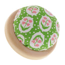 Green Wood Sewing Needle Pin Cushion For DIY Sewing Craft