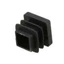 12 Pcs 15mm x 15mm Plastic Square Caps Tube Pipe Inserts End Blanking