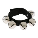 Finest 2Pcs Metal Hand/Foot Wrist Shaker 5 Jingle Bells KTV Party Accompaniment