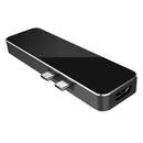USB C HUB Type C Thunderbolt 3 Dock 7 in 1 USB-C Adapter with USB 3.0 Ports