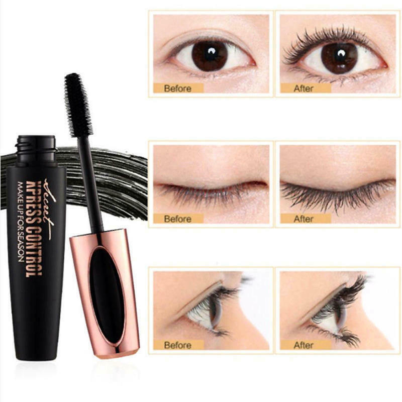 Silk Fiber Eyelash Mascara Extension Makeup Black Waterproof Eye Lashe YDA
