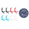 8pcs Action Base Suitable Display Stand For 1/144 HG/RG Gundam Figures