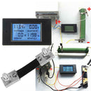 DC 6.5~100V Smart LCD Digital Combo Panel Volt Amp Power Watt Meter Monitor 100A