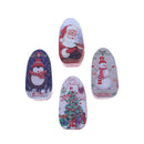 Christmas Mini Gift Package Tin Box Candy Baking Cookies Biscuit CaseS Ew