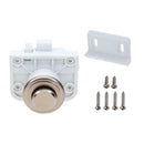 Handle Button Push Locks Camper Car RV Caravan Boat Cabinet Hardware Latch